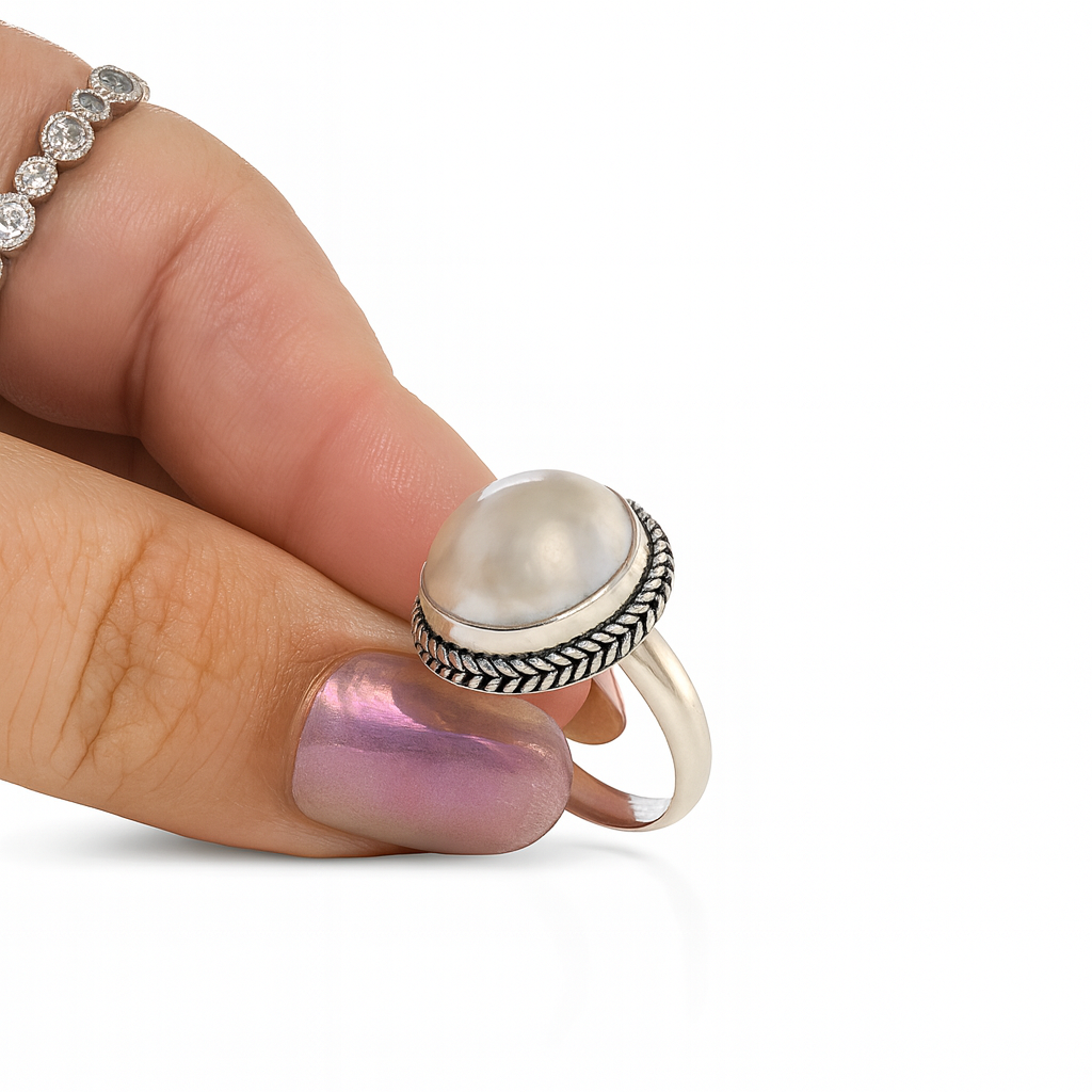 The Vintage Pearl Dome Ring