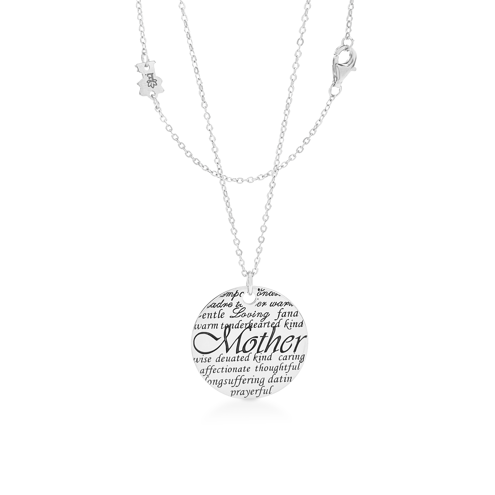 Sterling Silver All of Mom Necklace