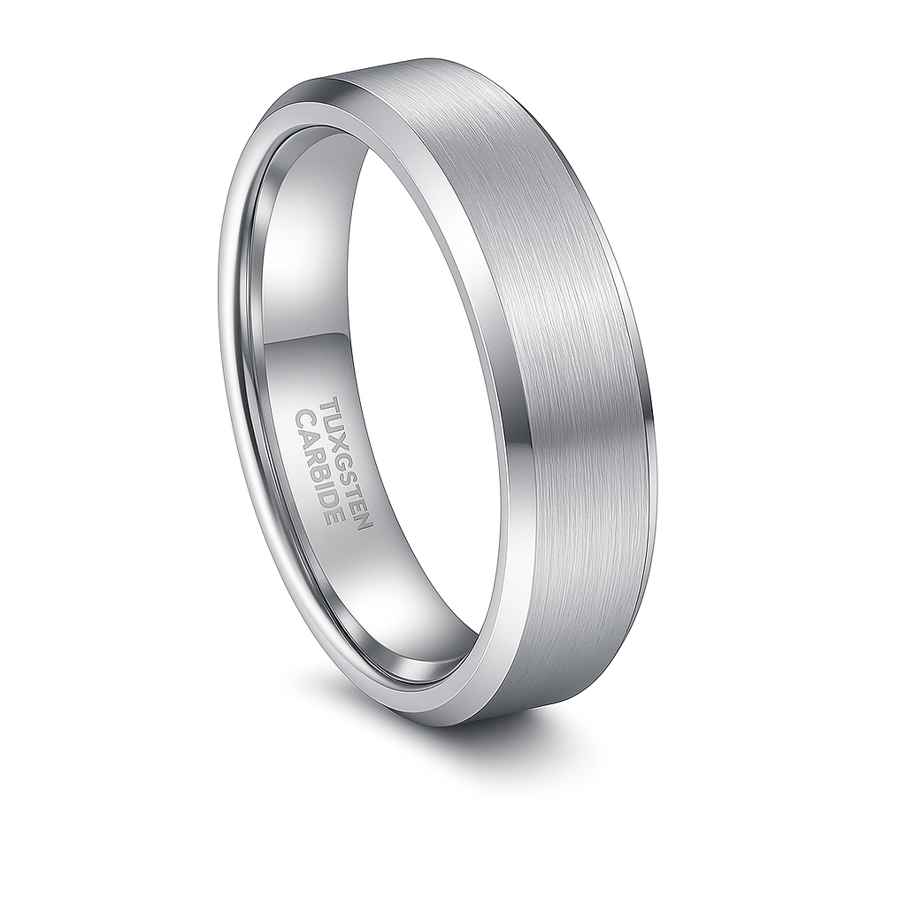 Tungsten Carbide Brushed Wedding Band