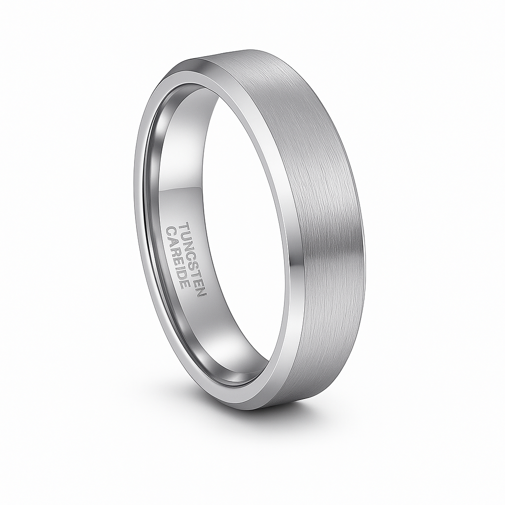 Tungsten Carbide Brushed Wedding Band