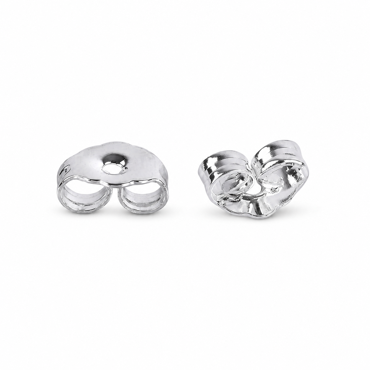 Sterling Silver 15 Pairs Pack Backs for Earrings