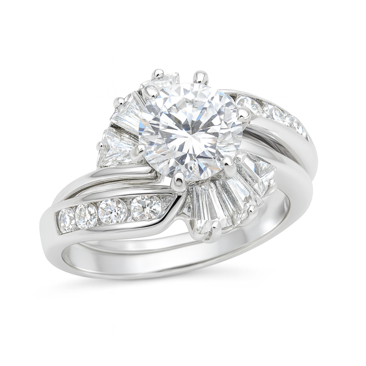 Sterling Silver Kaylie Wedding Ring