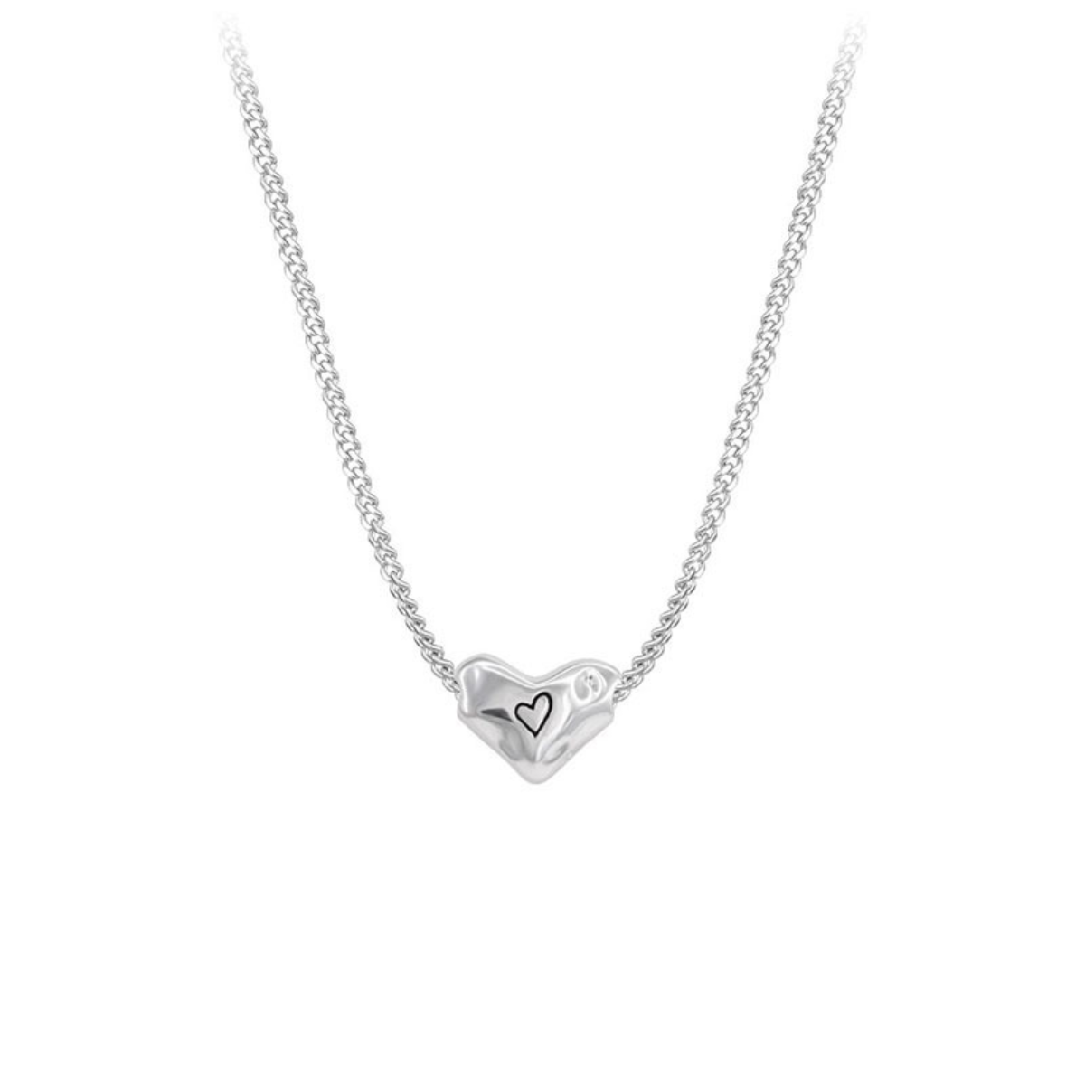 The Melted Heart Necklace