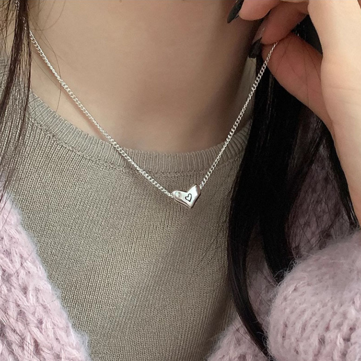 The Melted Heart Necklace