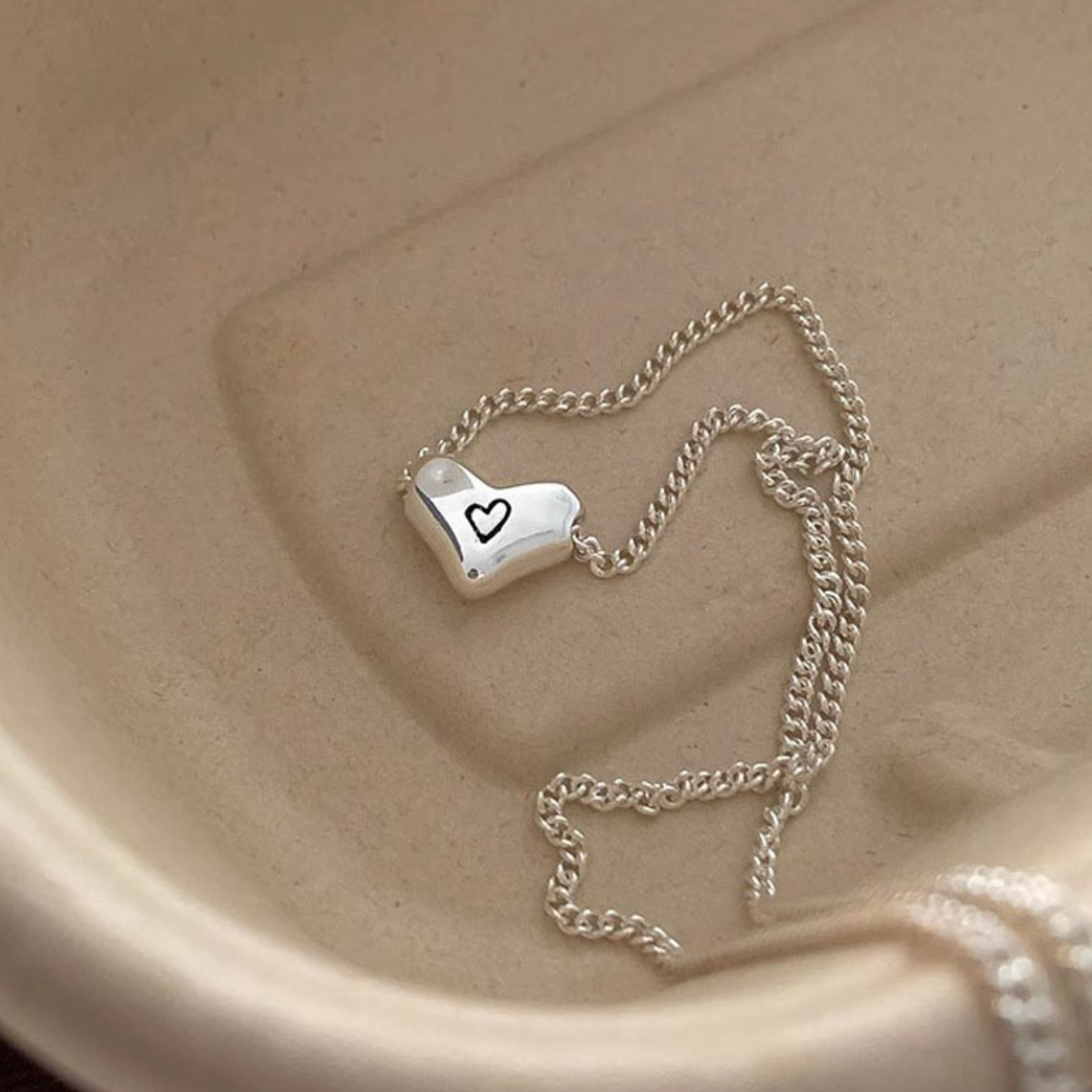 The Melted Heart Necklace