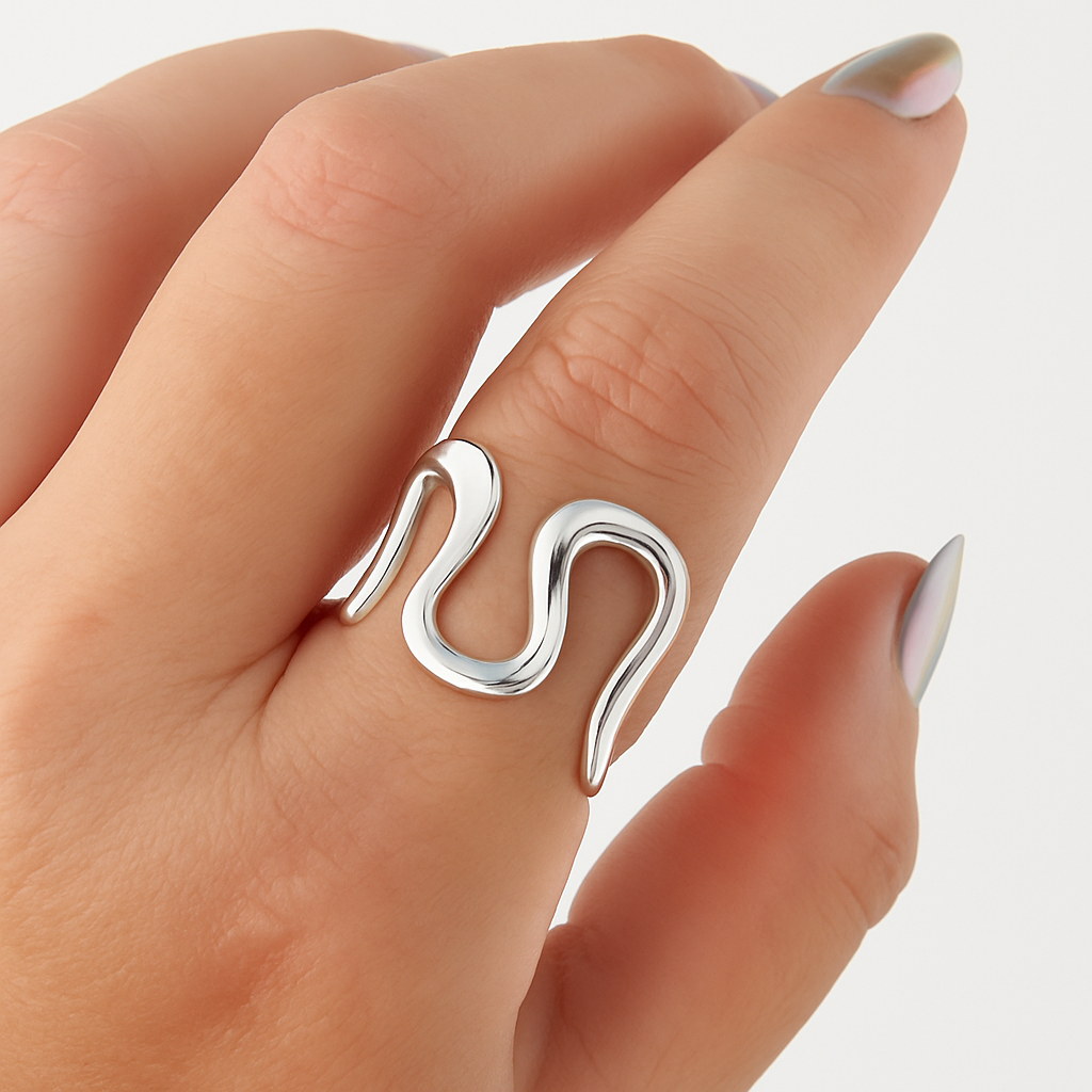 The Sculpted Flow Ring