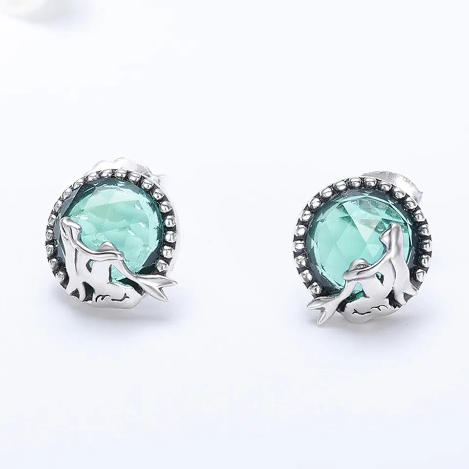 Sterling Silver Mermaid Soul Earrings