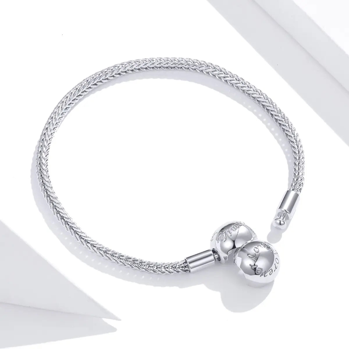 Sterling Silver Love Forever Charm Bracelet