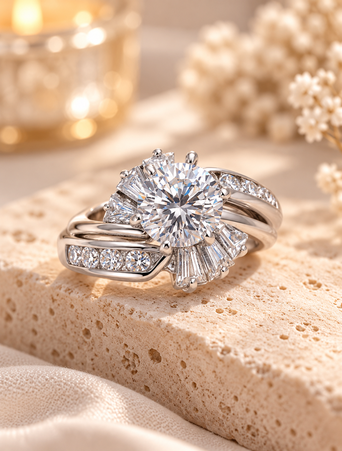 Sterling Silver Kaylie Wedding Ring