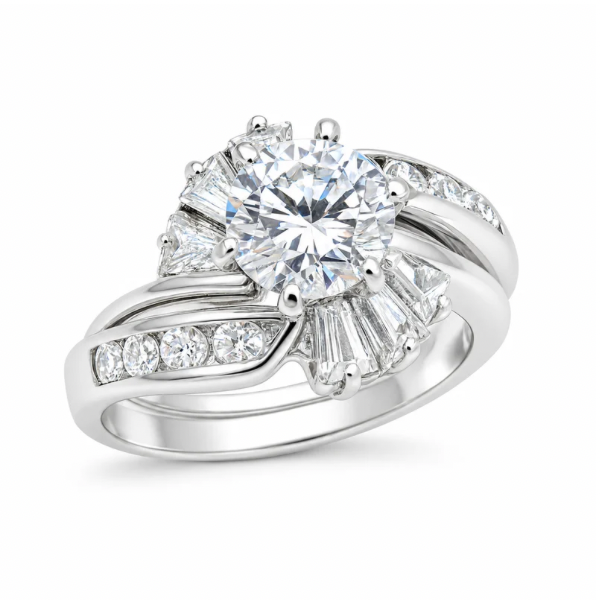 Sterling Silver Kaylie Wedding Ring