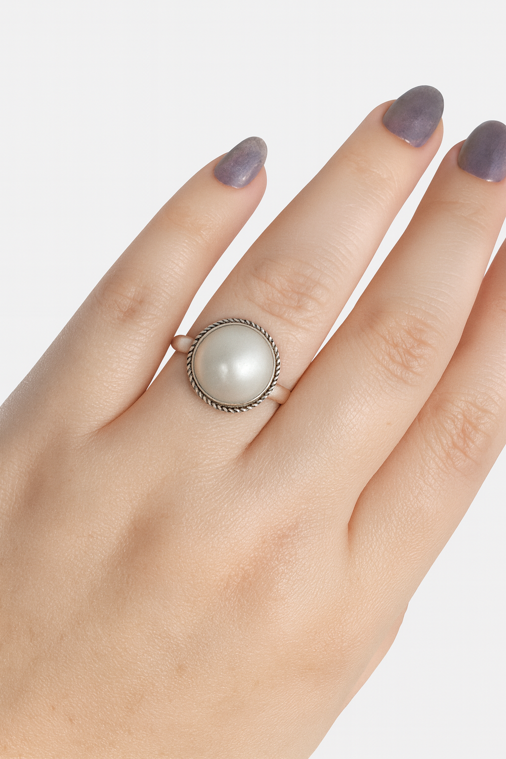 The Vintage Pearl Dome Ring