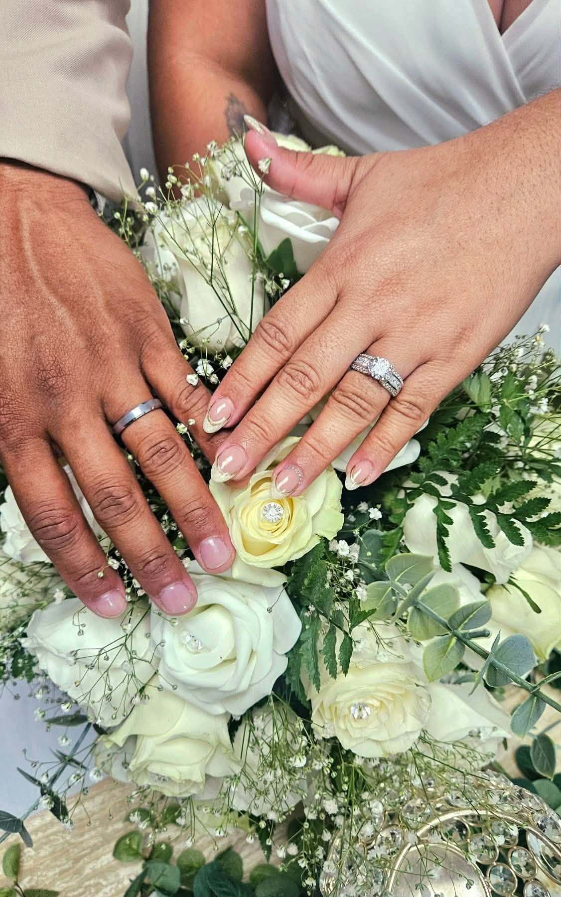 Sterling Silver Diana Princess Cut Engagement Ring