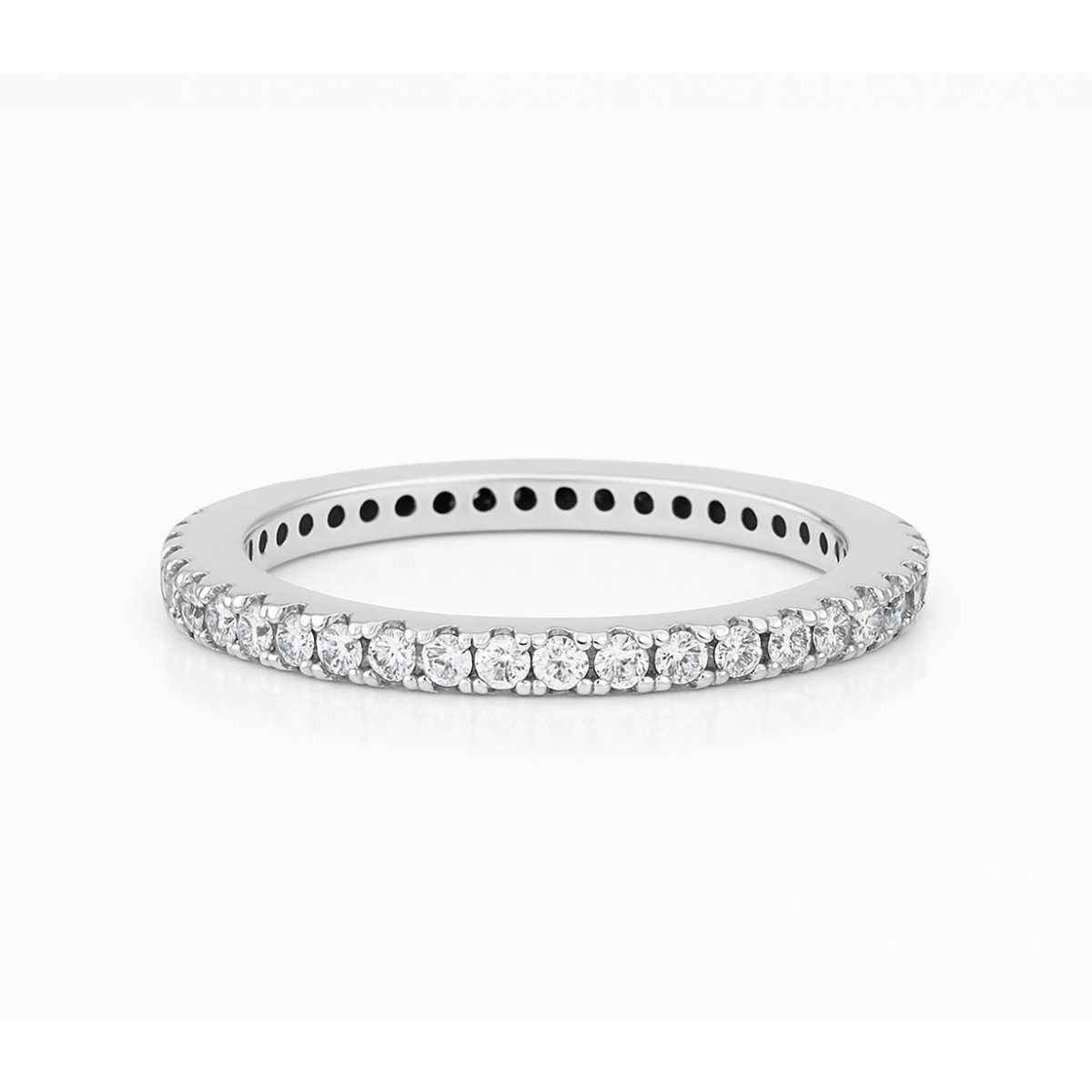 Sterling Silver Stackable Eternity Band Ring