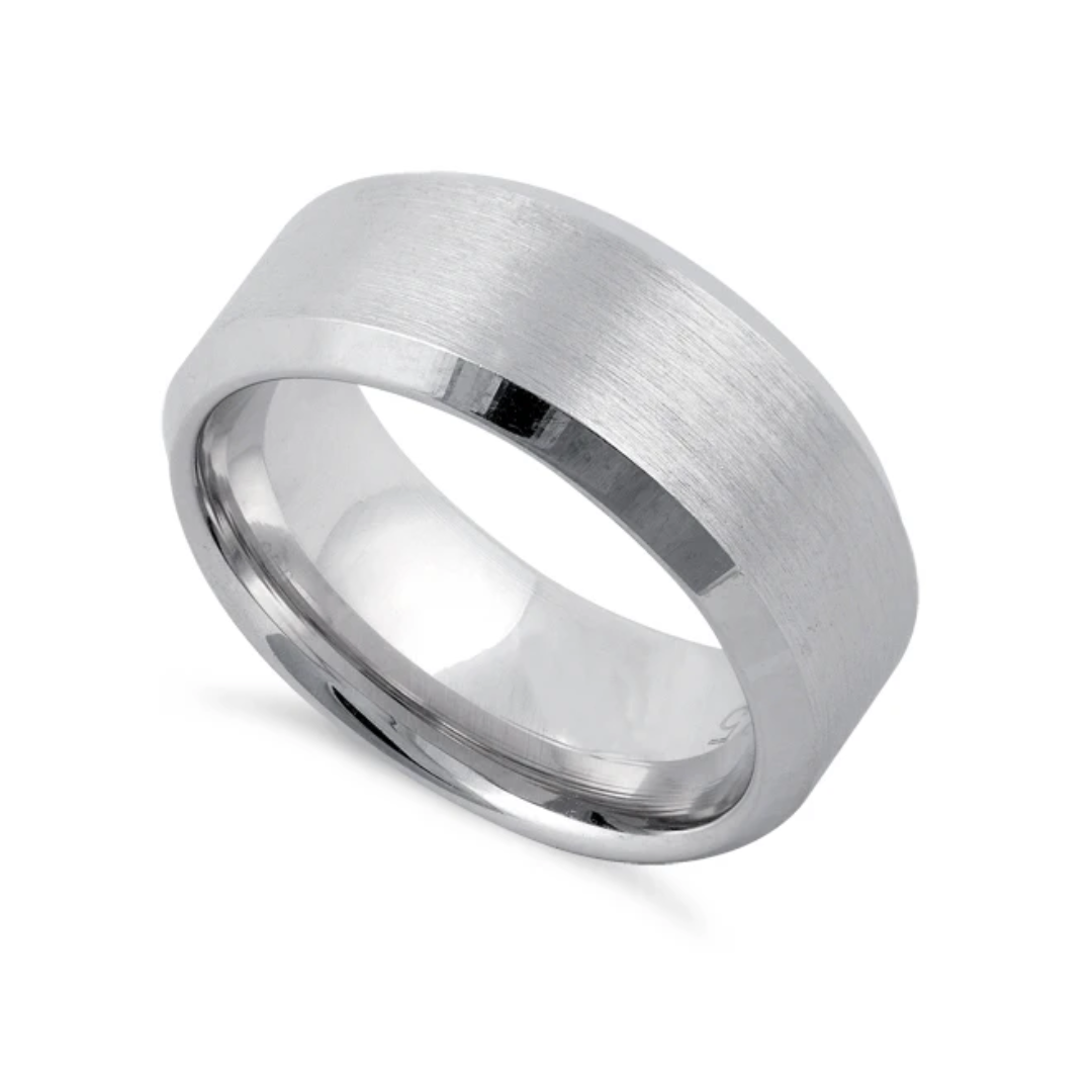Sterling Silver Sir John Wedding Ring
