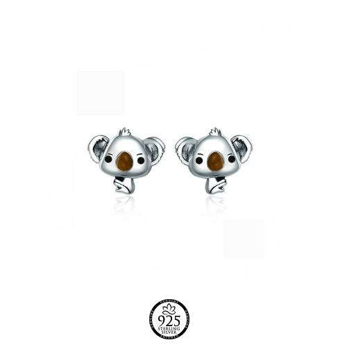 Sterling Silver My Sweet Koala Earrings
