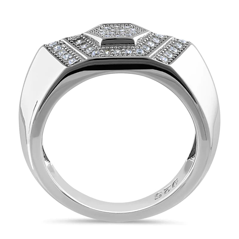 Sterling Silver Windsor Crystal Engagement Ring