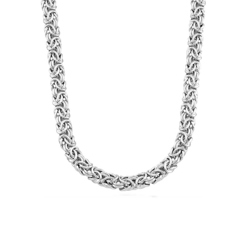 Sterling Silver Lucas Flat Byzantine Chain