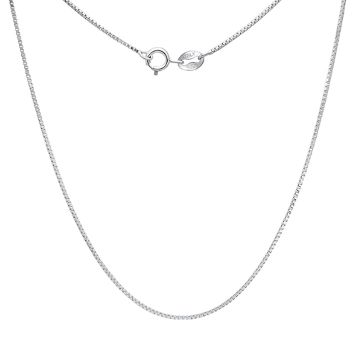 Sterling Silver Italian Box Chain 1mm
