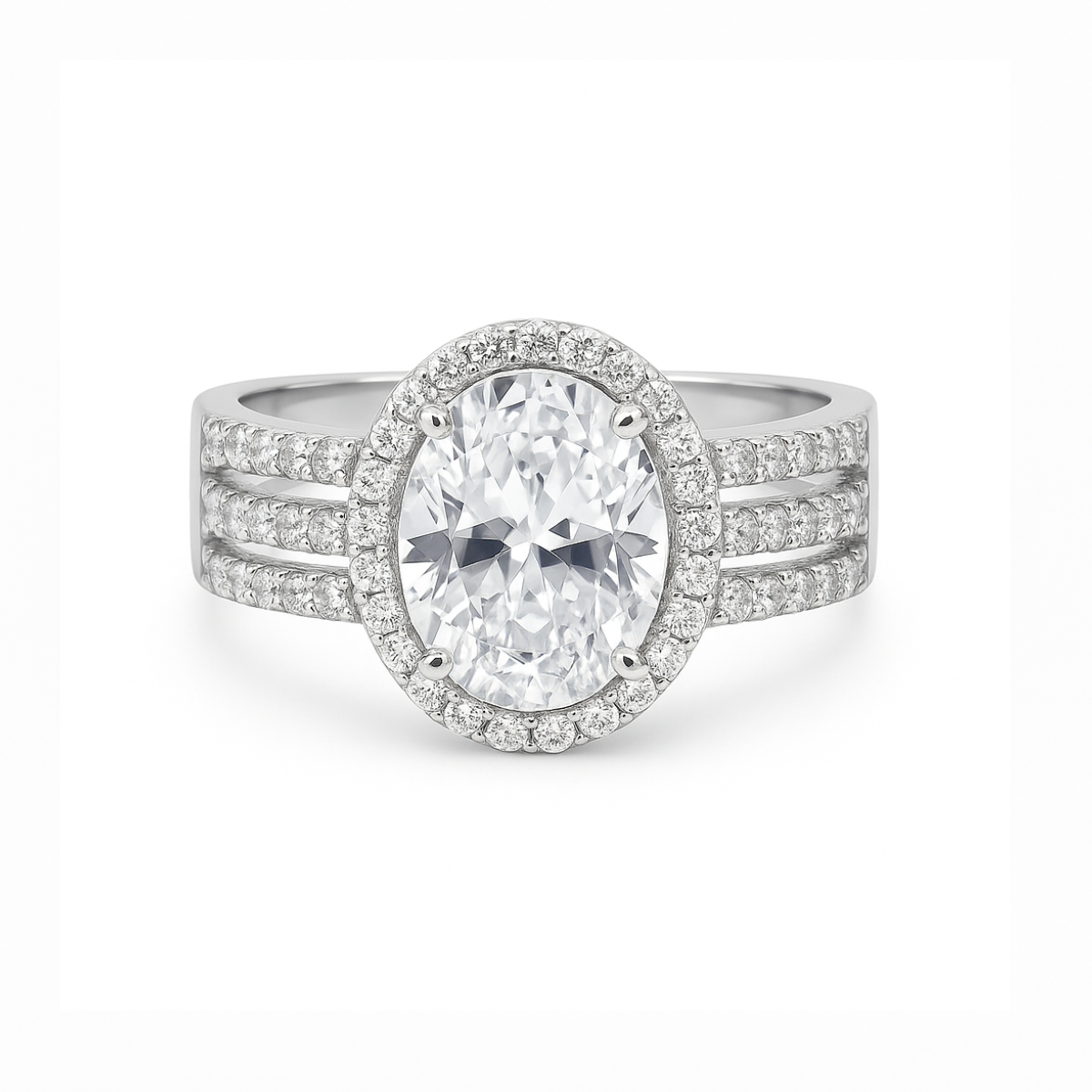 Sterling Silver Perfect Day Engagement Ring