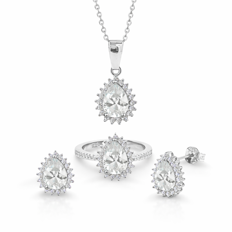 Sterling Silver Eternal Drop Set