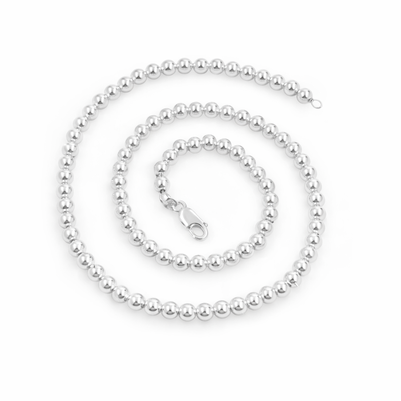 Sterling Silver Sophie Beads Necklace