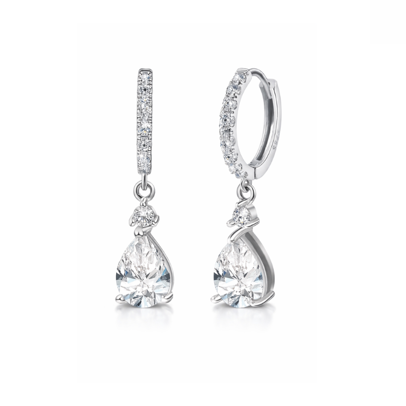 Lágrima de Luz | Aretes en Plata 925