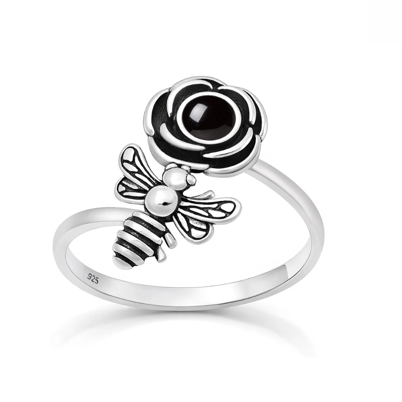 Midnight Bloom Ring