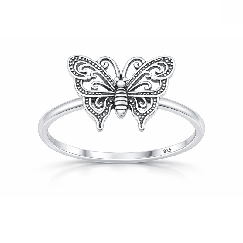 Whispering Butterfly Ring