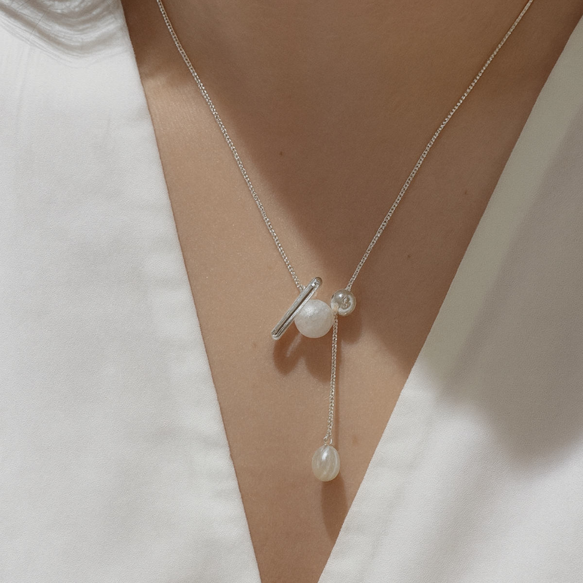 The Pearl Orbit Necklace