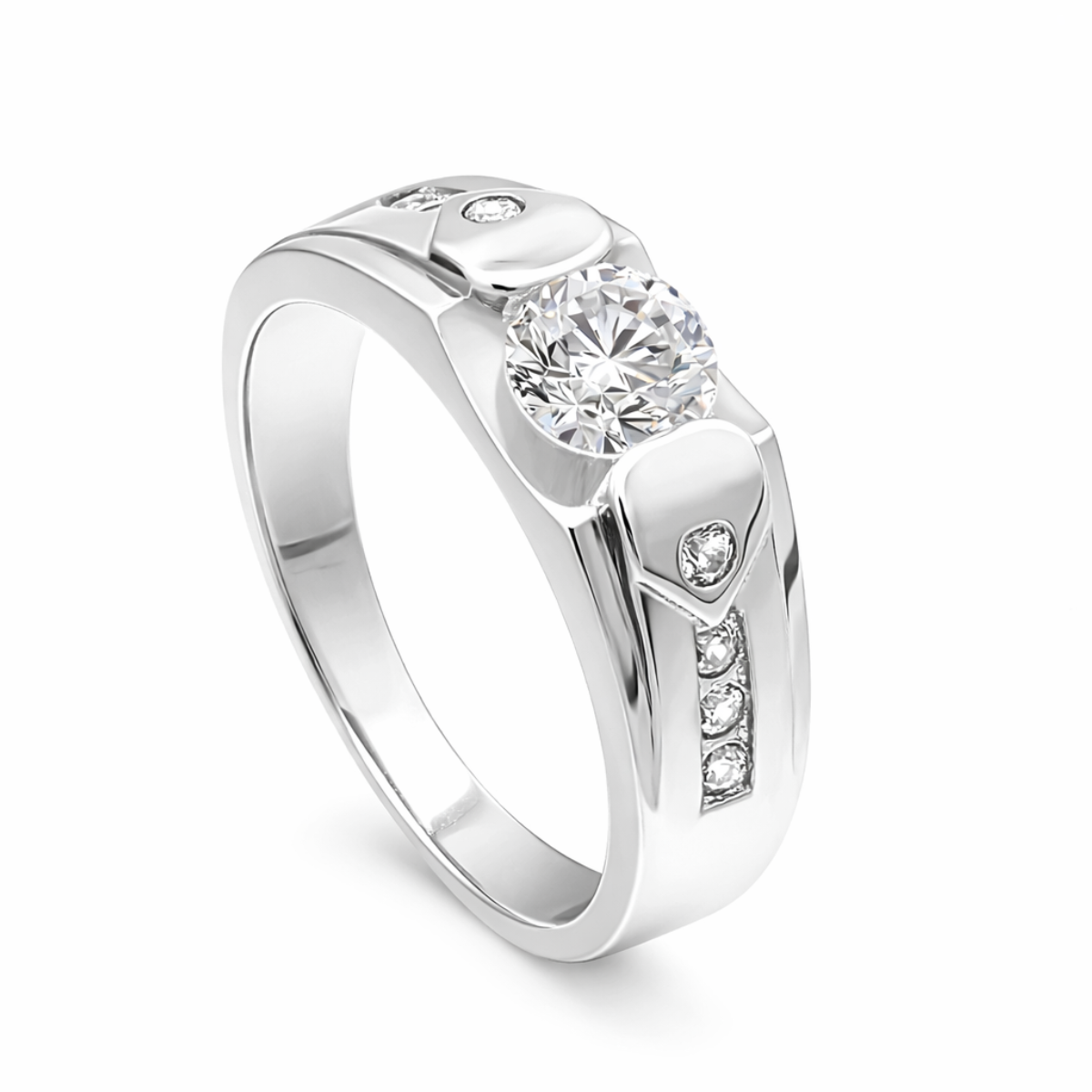 Sterling Silver Mauro Elegant Men Ring