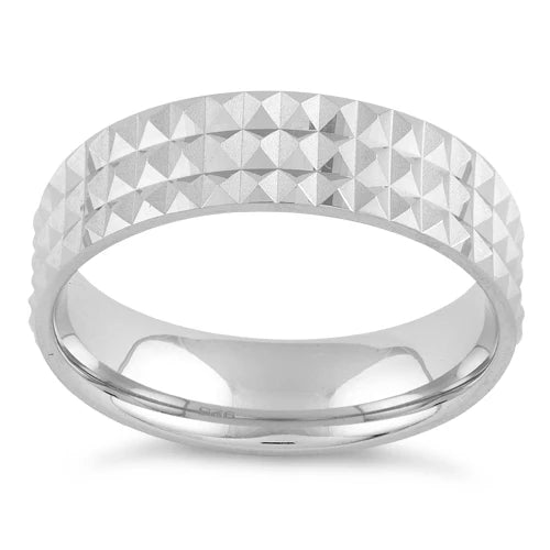 Sterling Silver Simon Engagement Ring