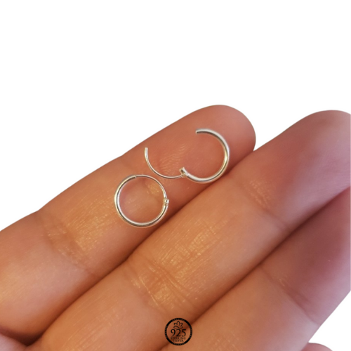 Sterling Silver Small Hoops Earrings