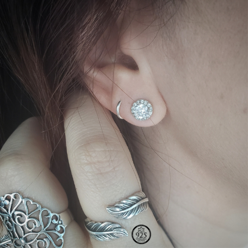 Sterling Silver Mini Hoops Earrings