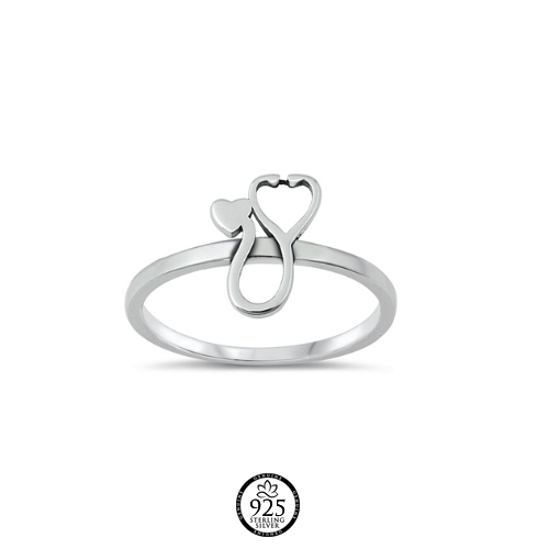 Sterling Silver Stethoscope Ring