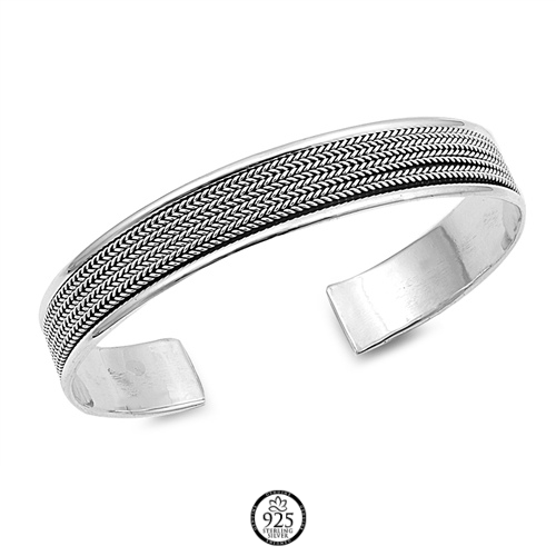 Sterling Silver Giorgio Bangle Bracelet