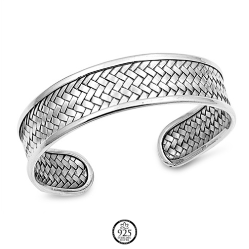 Sterling Silver Vittorio Bangle Bracelet