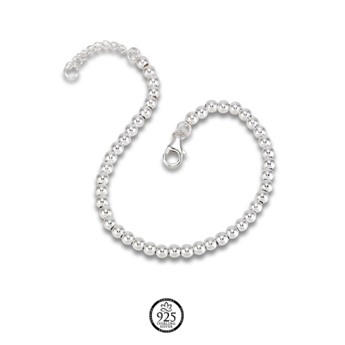 Sterling Silver Marea 4mm Bead Bracelet
