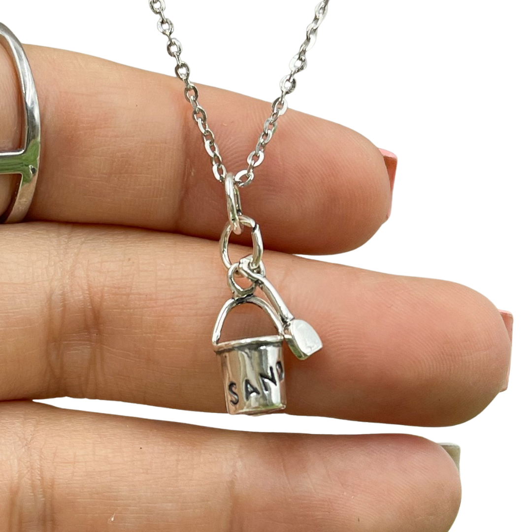 Sterling Silver Fun in the Sand Necklace
