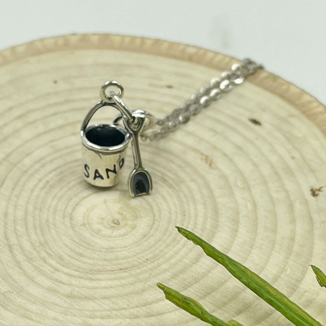Sterling Silver Fun in the Sand Necklace