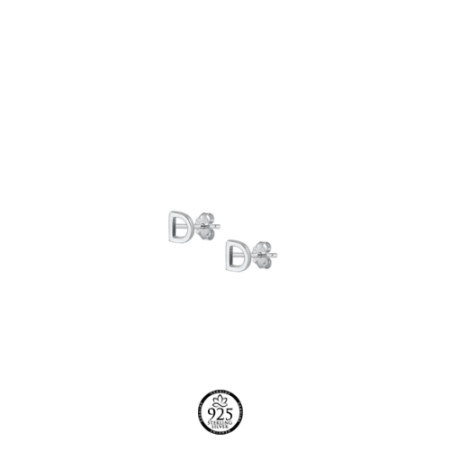 Sterling Silver My Inicial Earrings