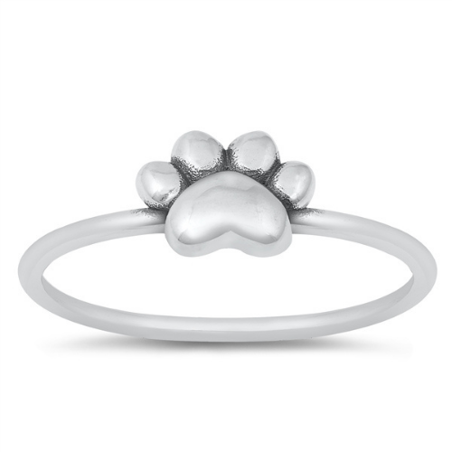 Sterling Silver My Pet Paw Ring