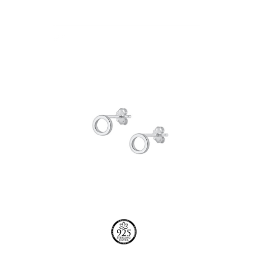 Sterling Silver My Inicial Earrings