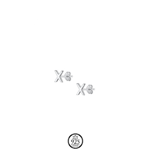Sterling Silver My Inicial Earrings