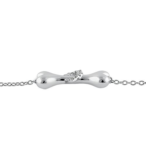 Sterling Silver My Dog Bone Bracelet
