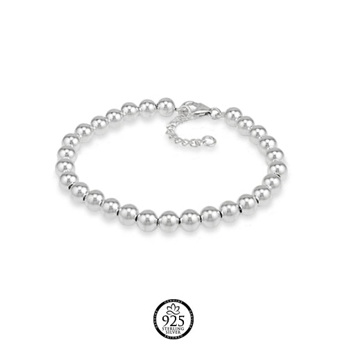 Sterling Silver Marea 6mm Bead Bracelet