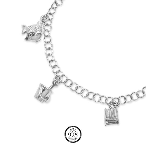 Sterling Silver "All you need is Sun" Bracelet