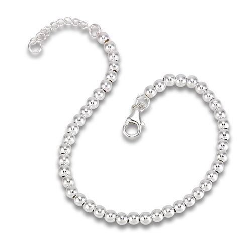 Sterling Silver Marea 4mm Bead Bracelet