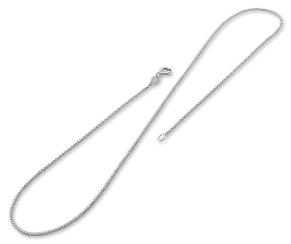 Sterling Silver Italian Box Chain 1mm