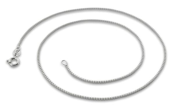 Sterling Silver Italian Box Chain 1mm