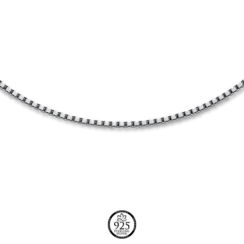 Sterling Silver Italian Box Chain 1.3mm
